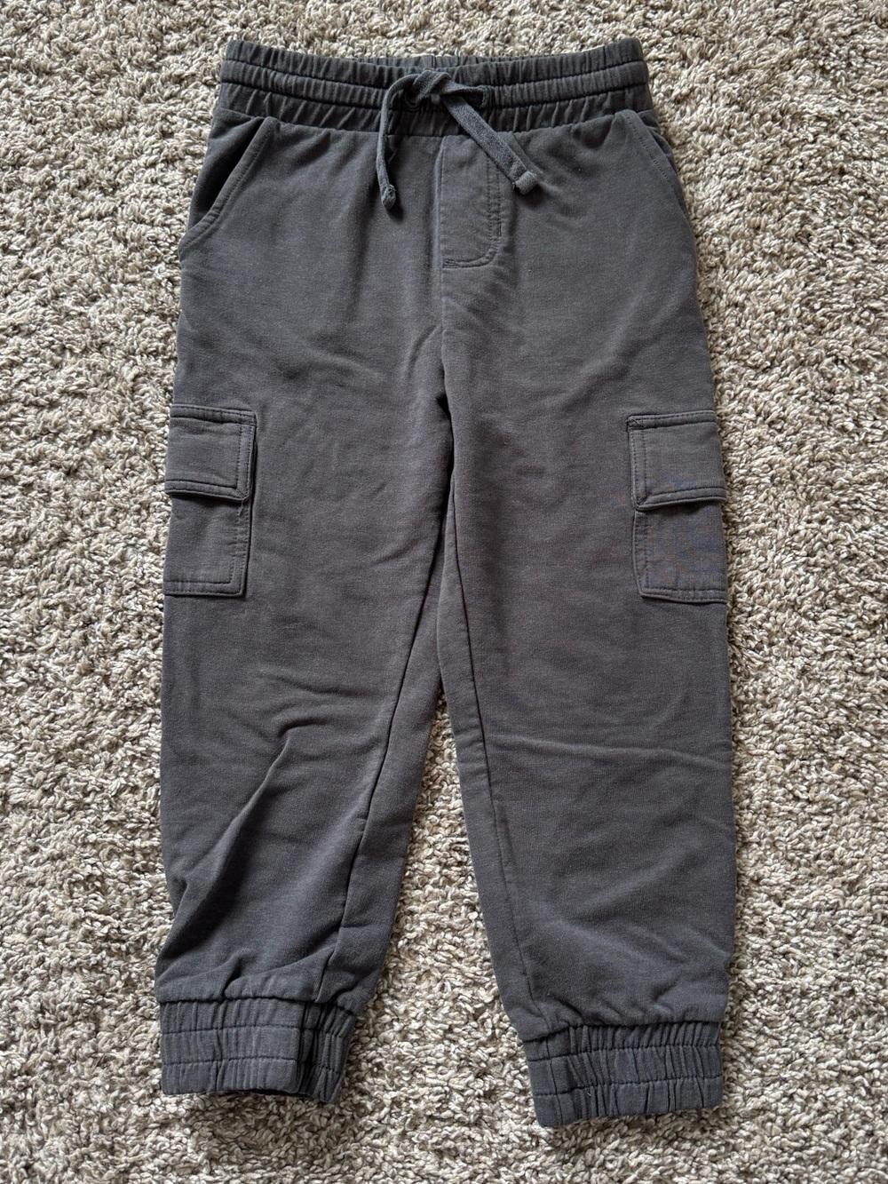 Little Sleepies Play Dark Grey Cargo Pant, 4T